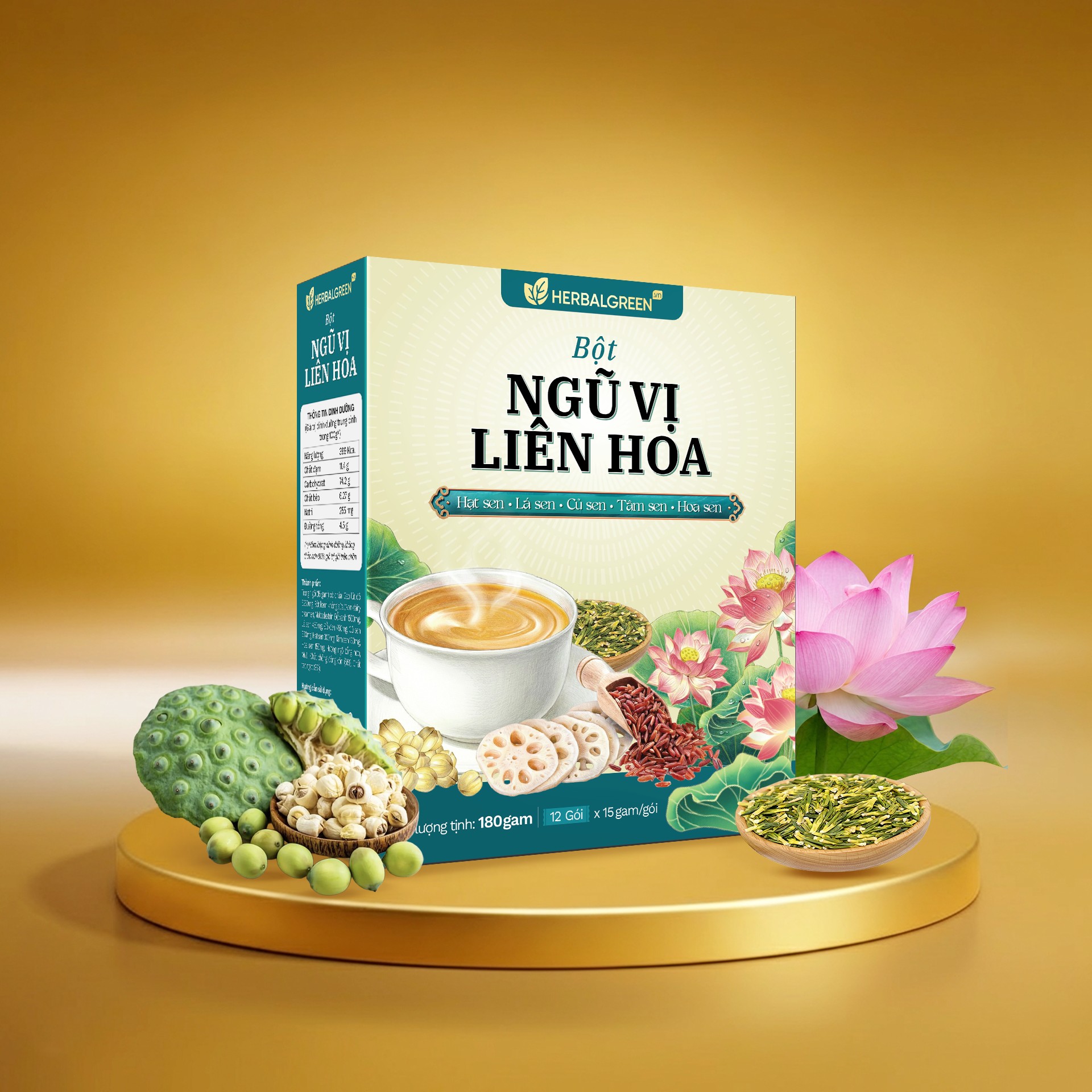 Bột Ngũ vị liên hoa