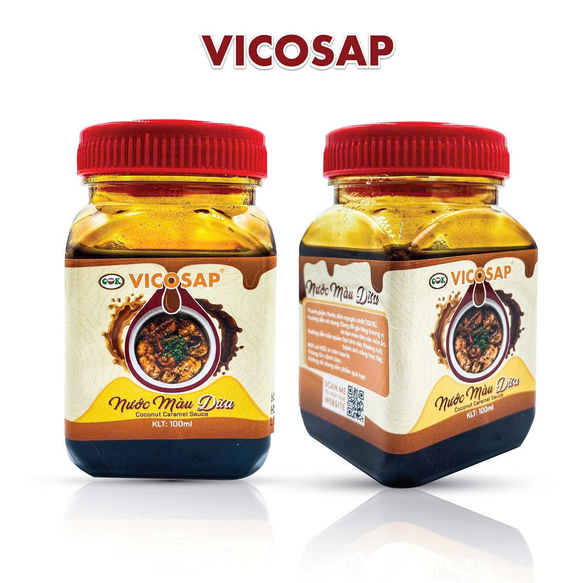 Nước màu ẩm thực- VICOSAP - 100ml